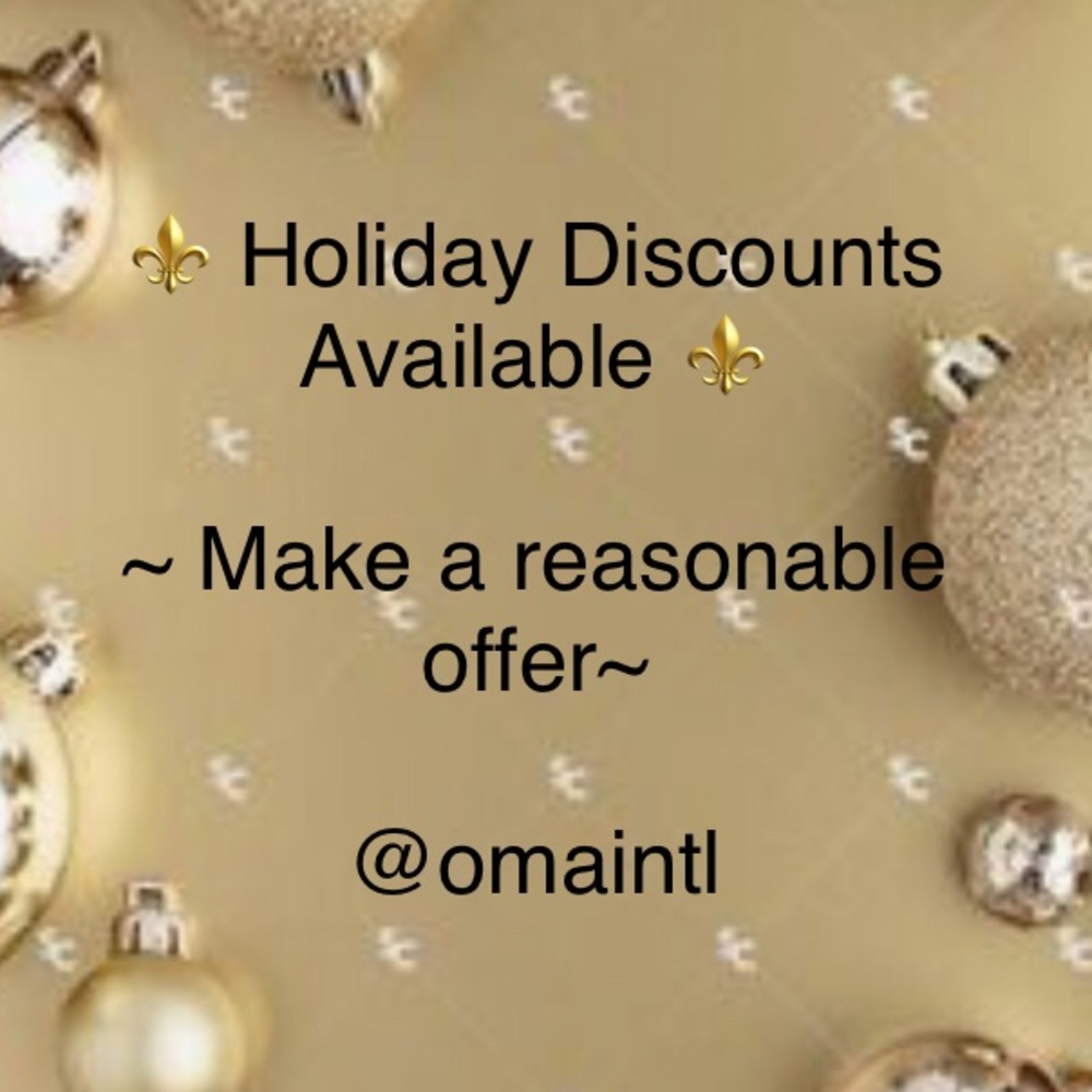 Holiday discounts available!!!!